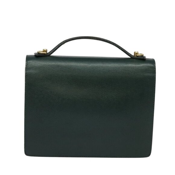 LOUIS VUITTON Taiga Monceau 28 Hand Bag Epicea M32064 LV Auth 129881 - Picture 2 of 16